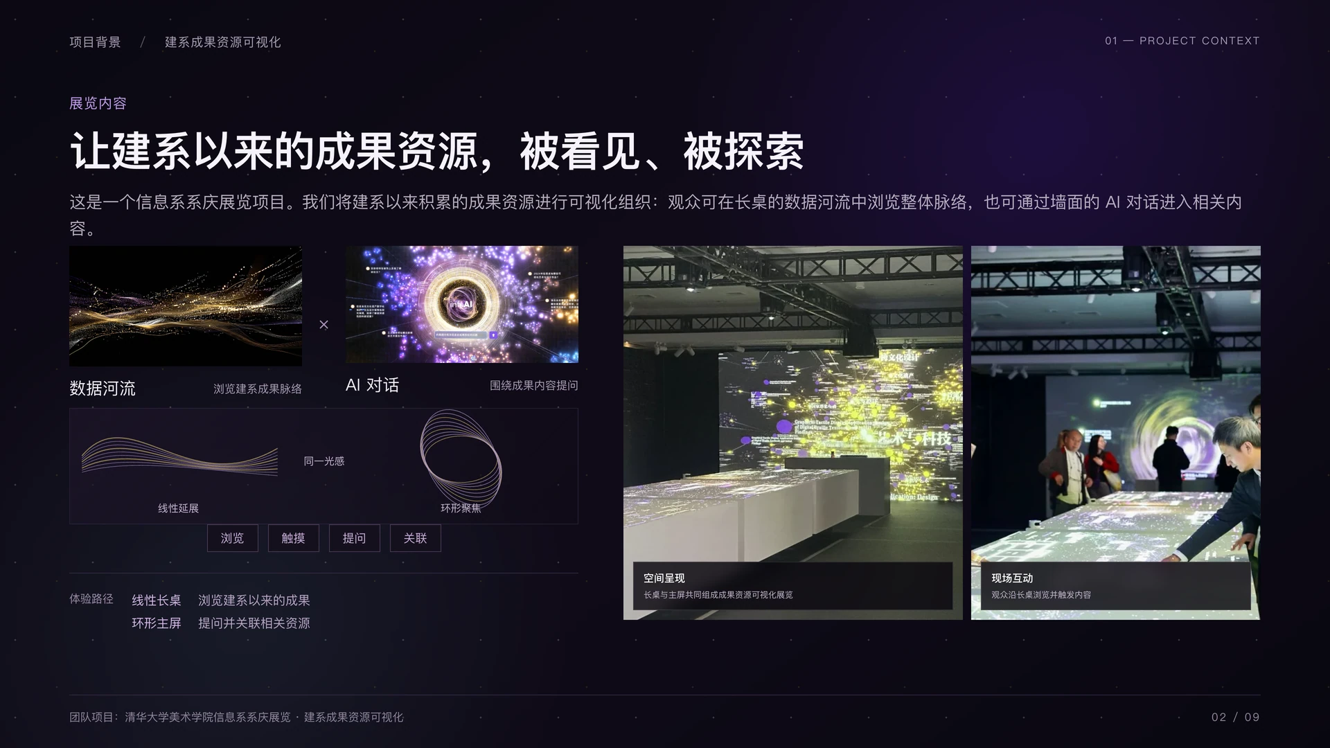 清华系庆 AI 对话设计：项目现场