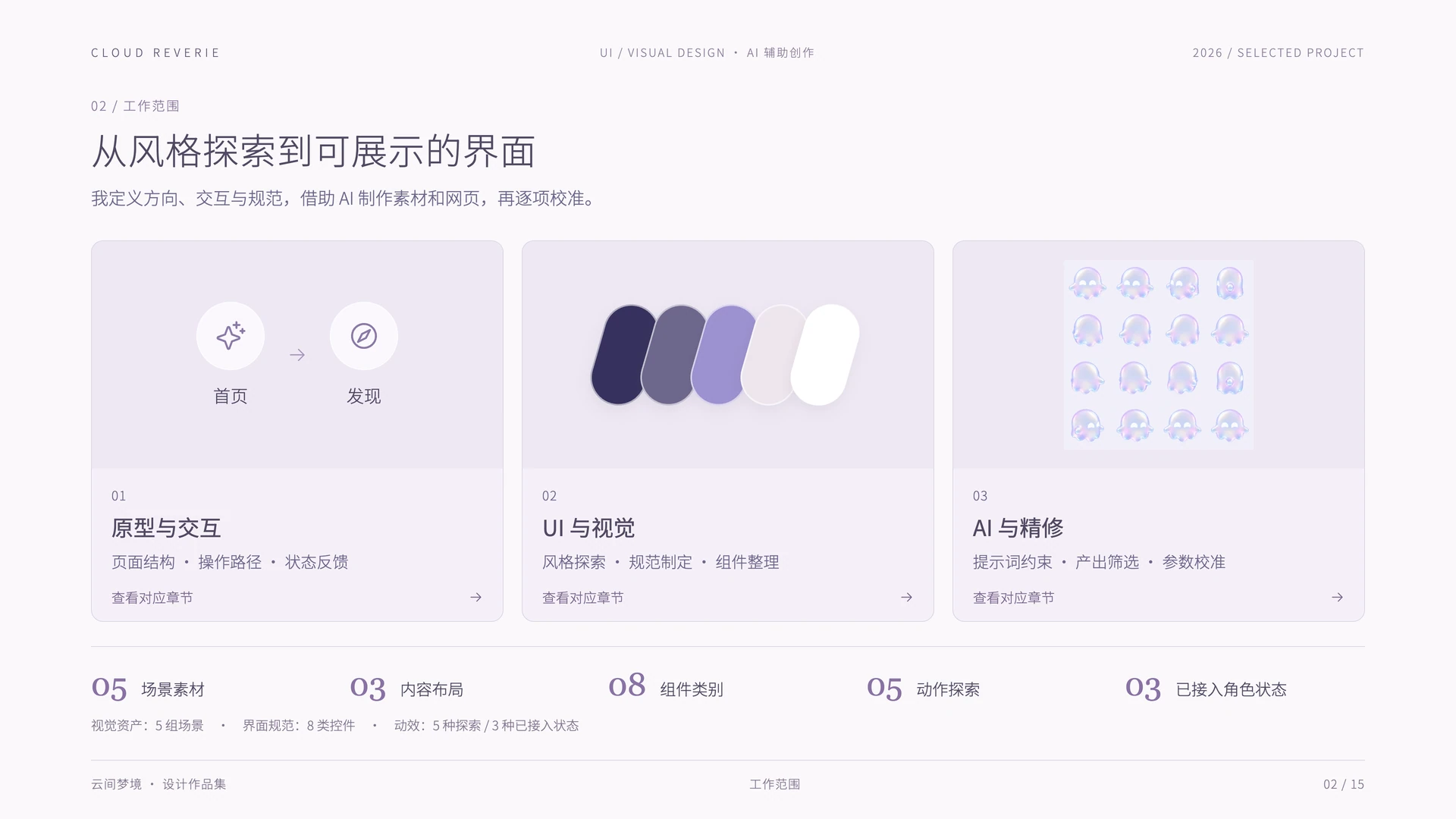 云间梦境：从风格探索到可展示的界面