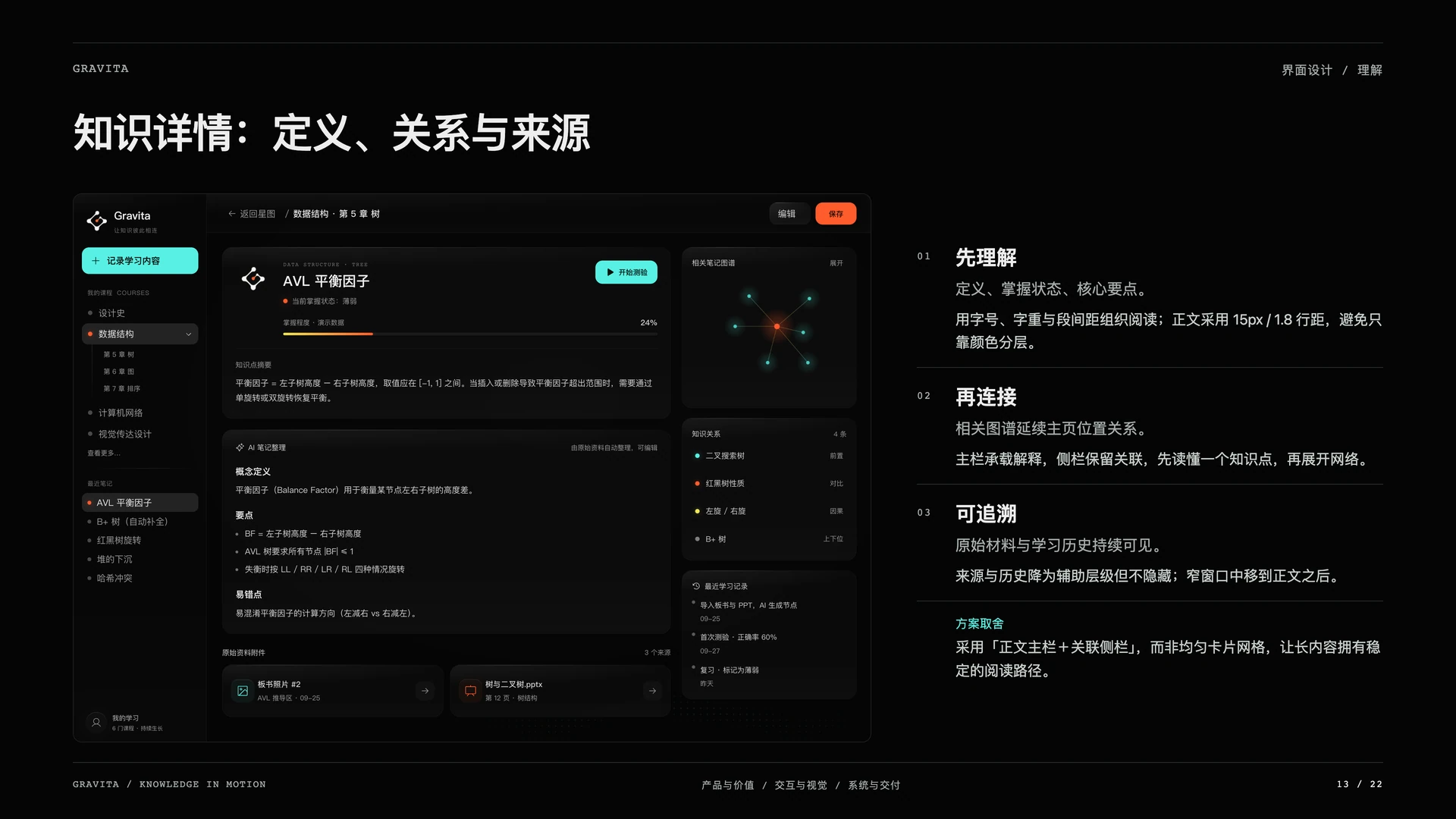 Gravita 引力笔记:知识详情:定义、关系与来源